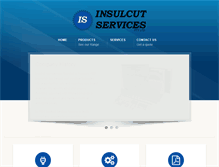 Tablet Screenshot of insulcut.com.au